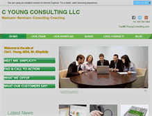 Tablet Screenshot of cyoungconsulting.com